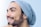 man wears blue knit cap