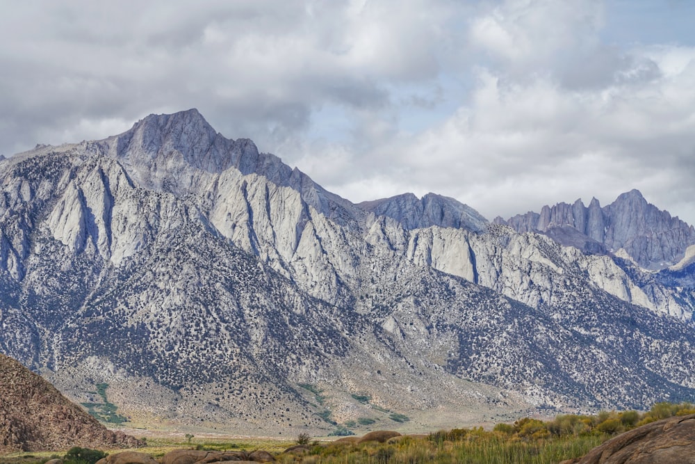 gray mountains during day