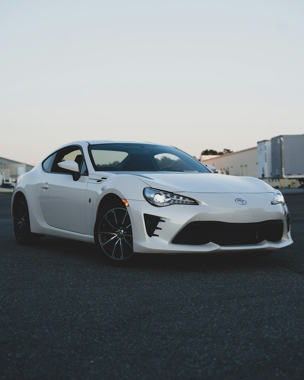 white coupe