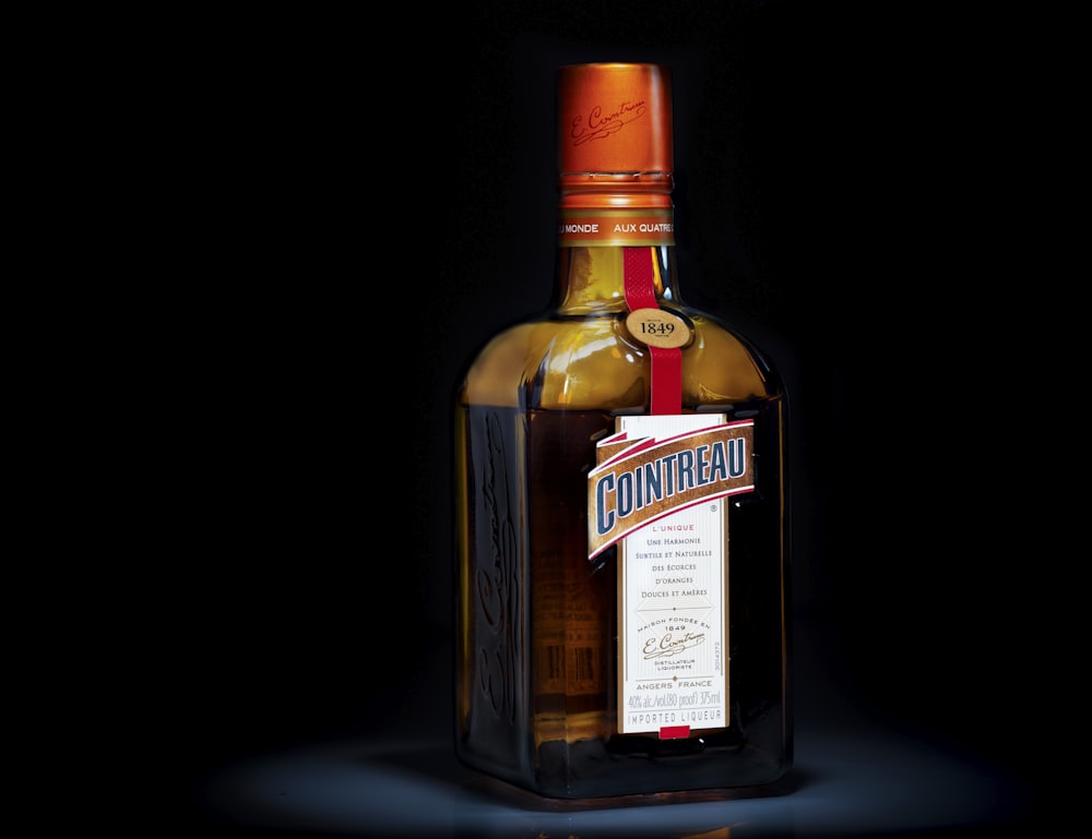 Cointreau liquor bottle