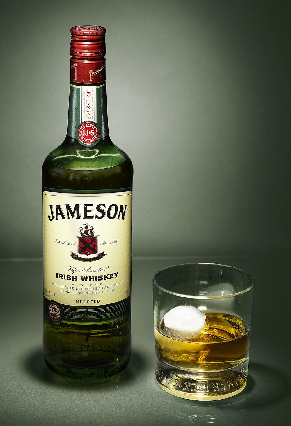 jameson Irish whiskey bottle