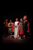 The multicultural audience applauding the winners on stage at the Grand Prix Francophone gala.