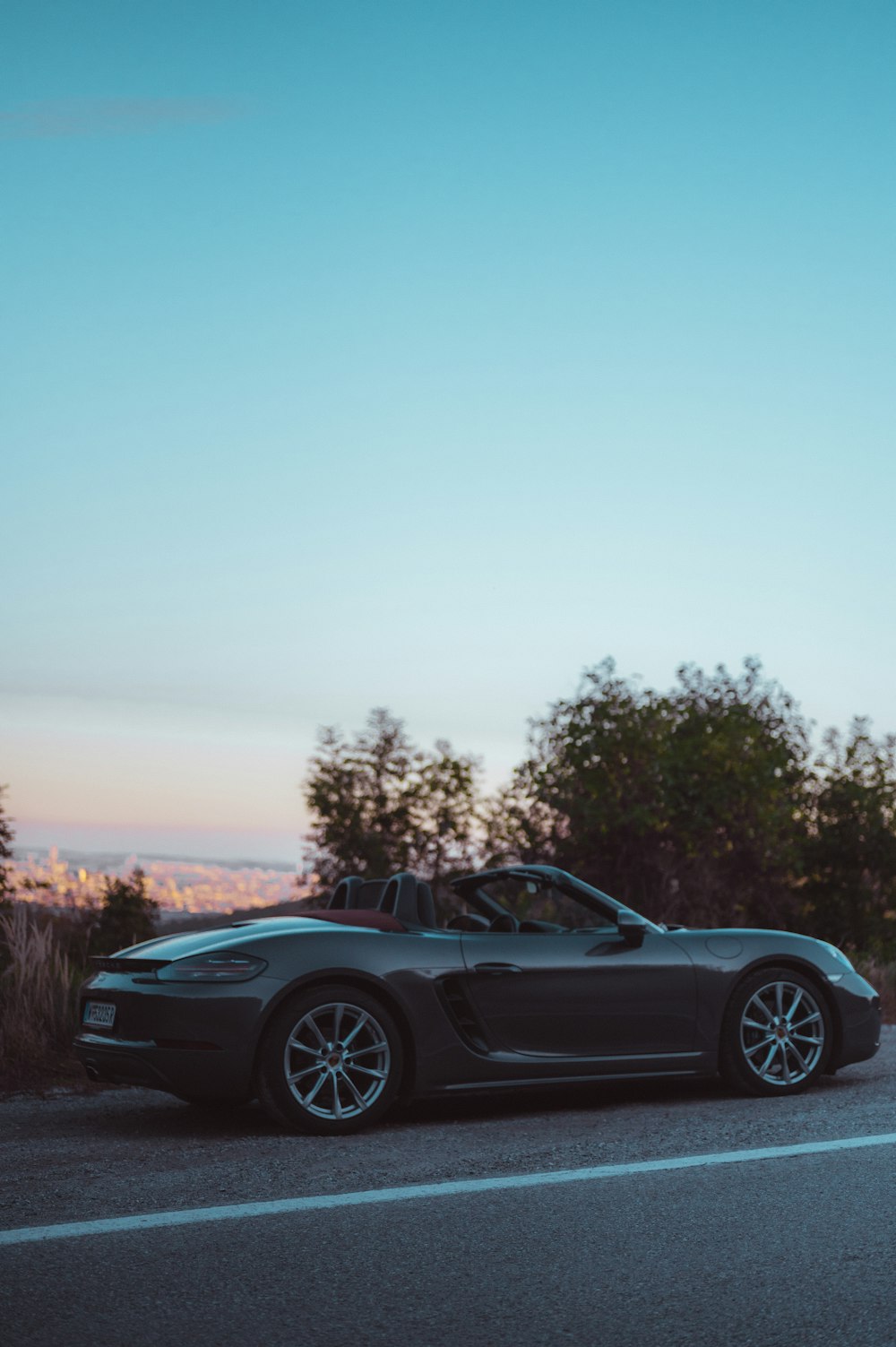 gray coupe