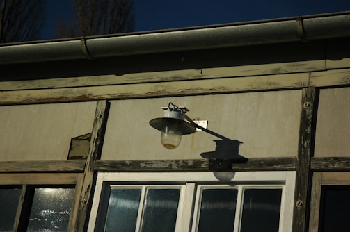 Exterior wall of a commercial building coated with weather-resistant paint.