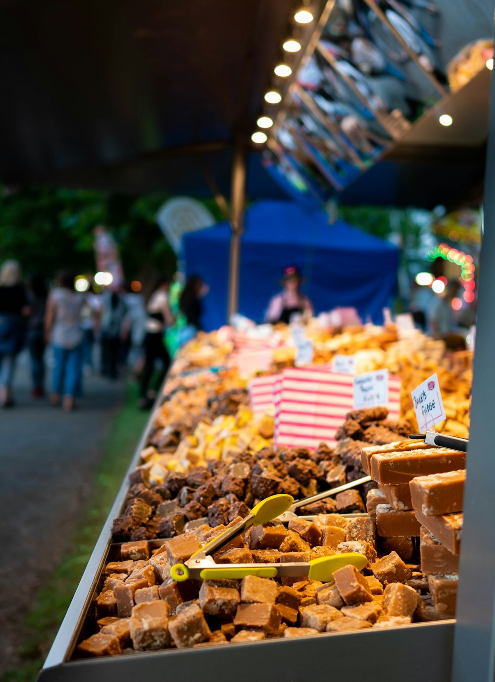 a table full of different kinds of food