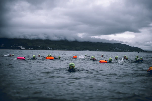 Swimmer in water