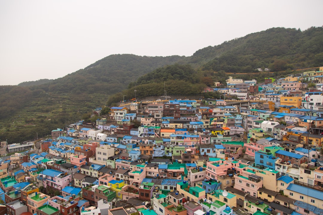photo of Gamcheon Culture Village Town near Busan Tower