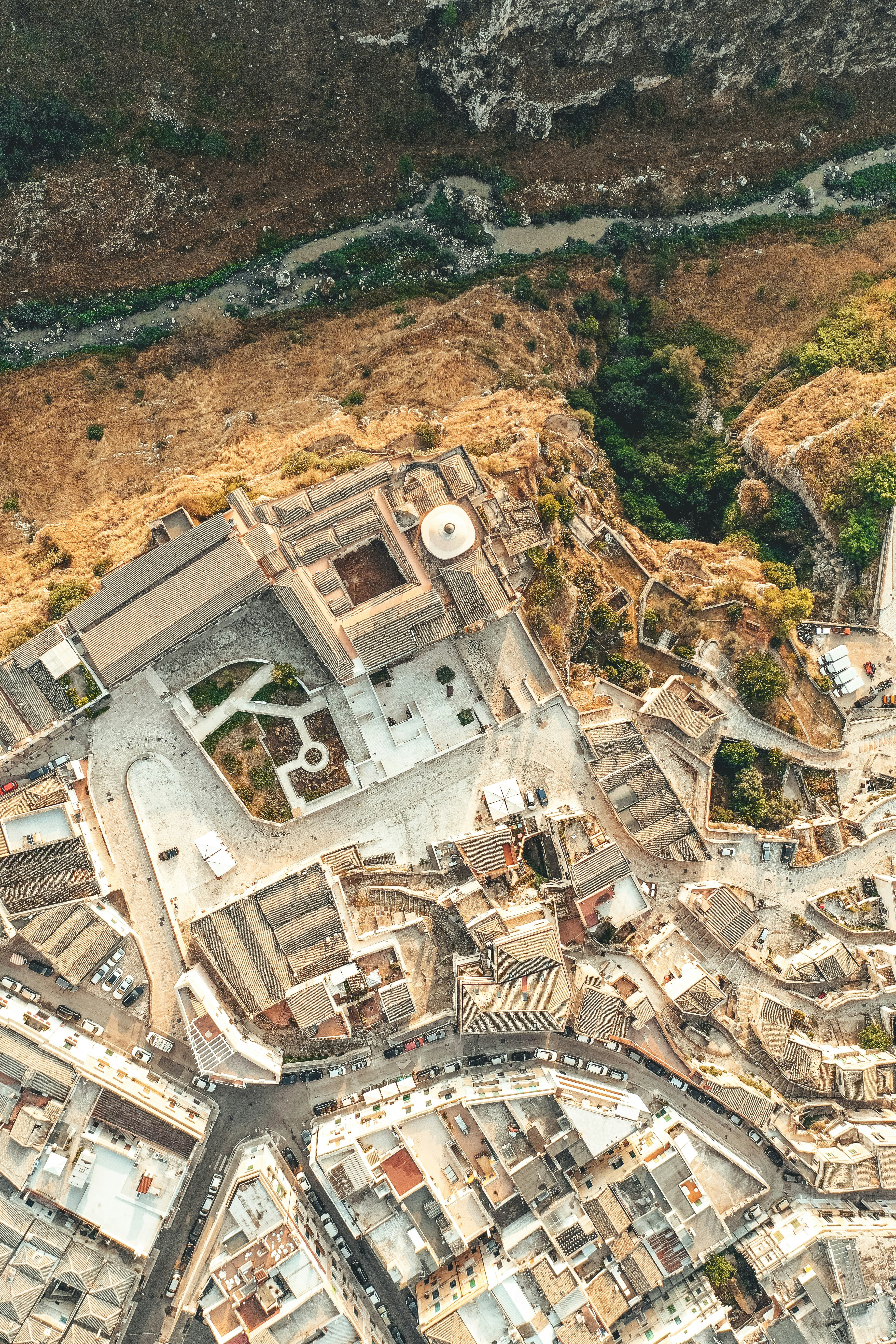 Luftaufnahmen der Stadt