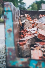 broken bricks