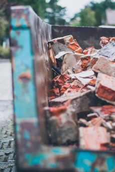 broken bricks