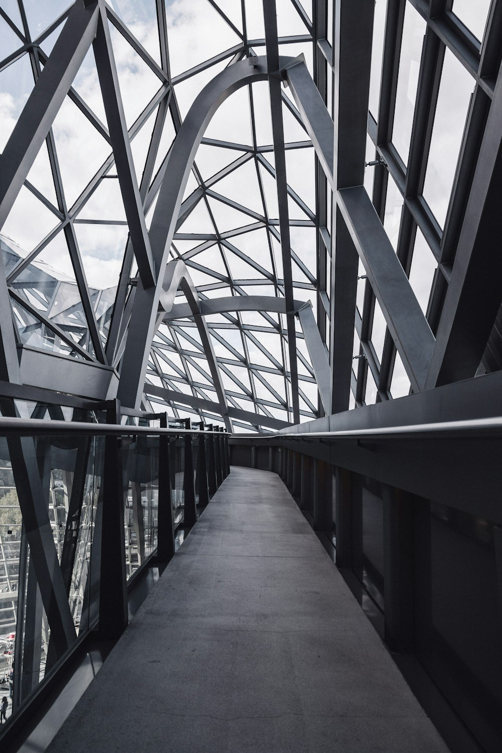 black metal bridge