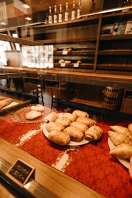 pastry bread display