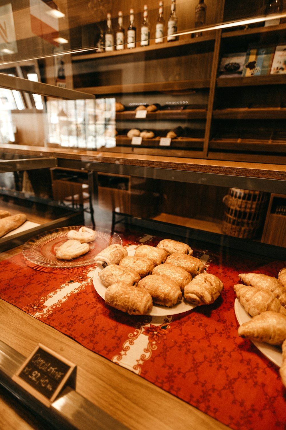pastry bread display
