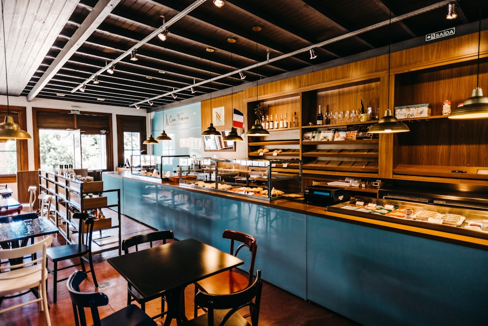 empty indoor eatery