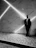 man leaning on wall