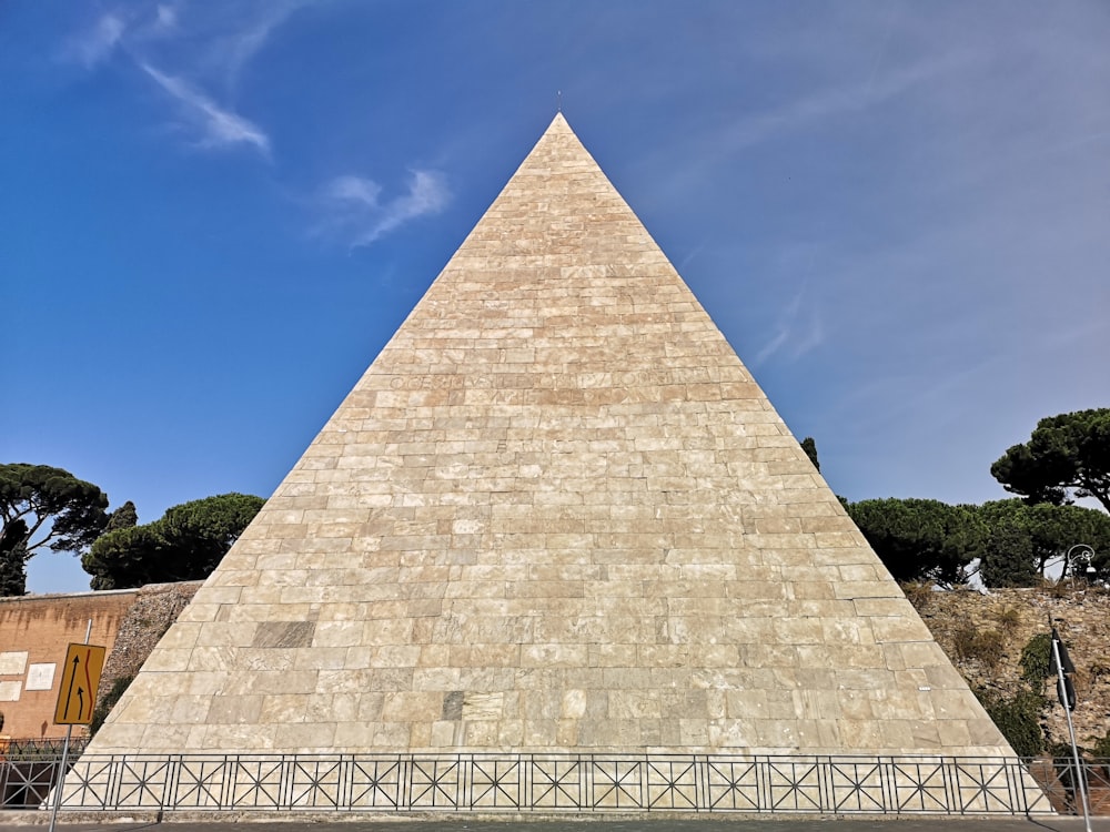 beige pyramid during daytime photo