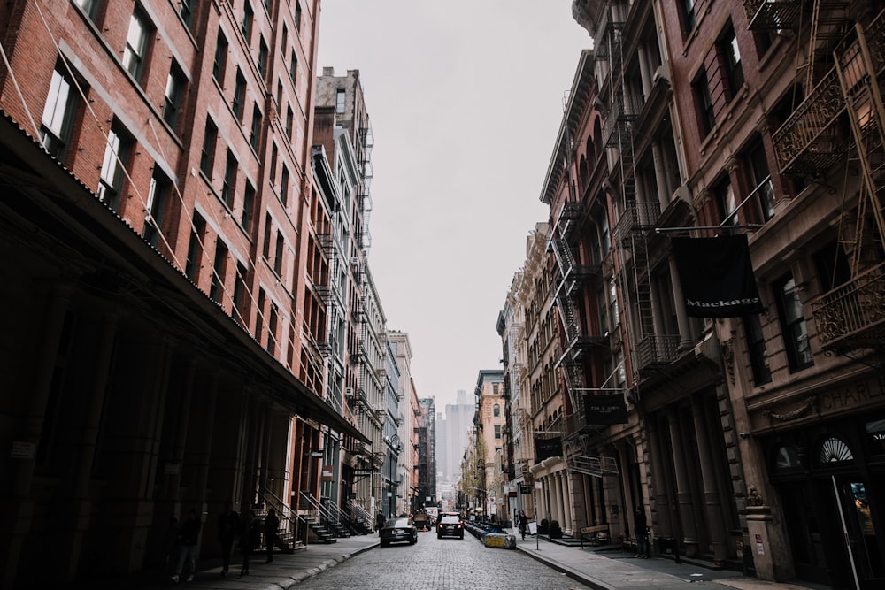 brown concrete buildings