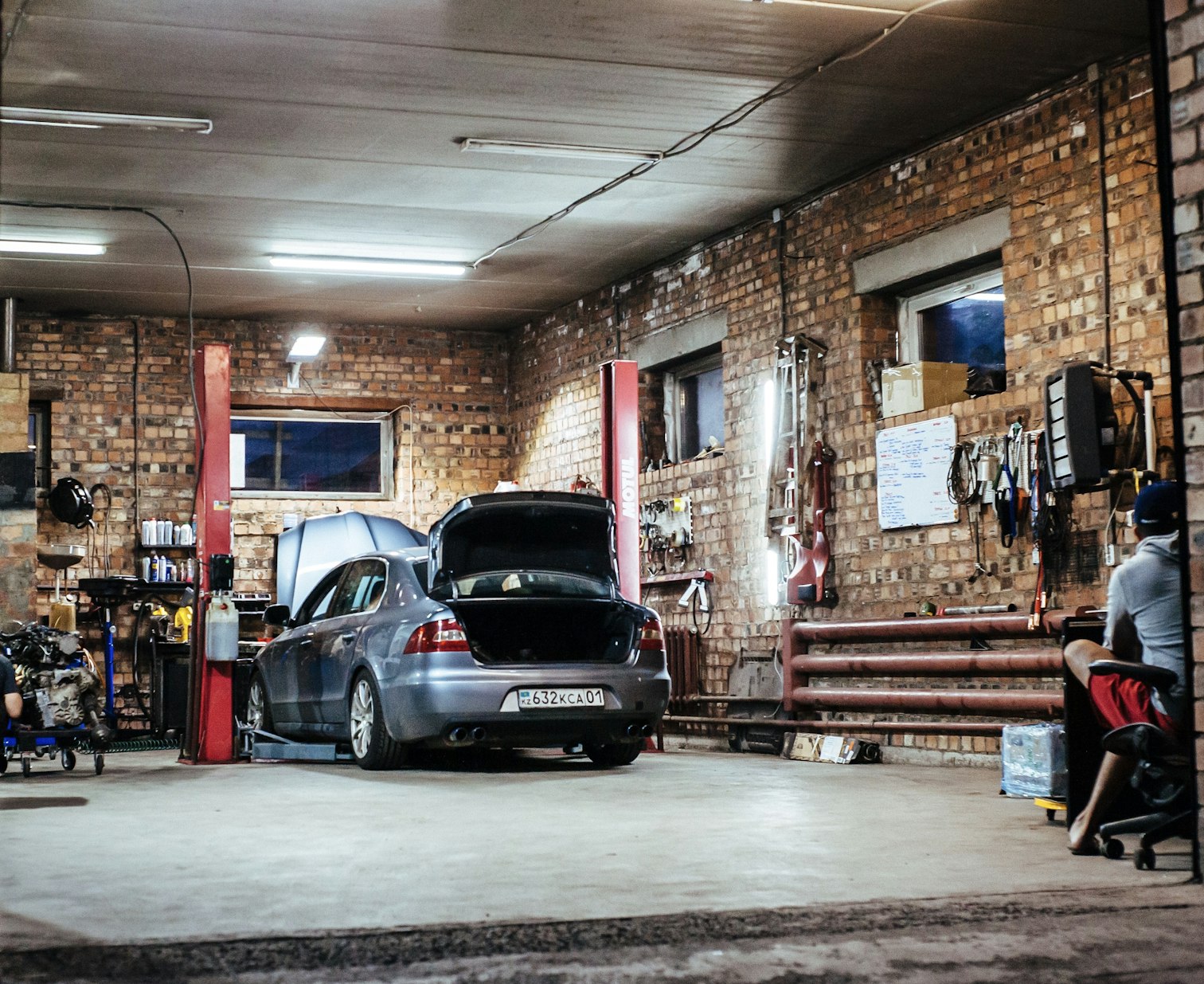 car upgrades in garage