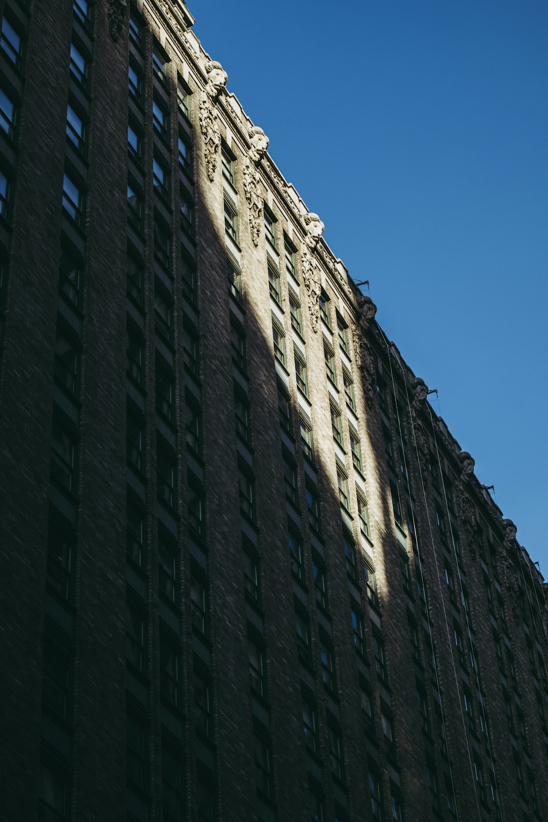 architectural photography of gray building