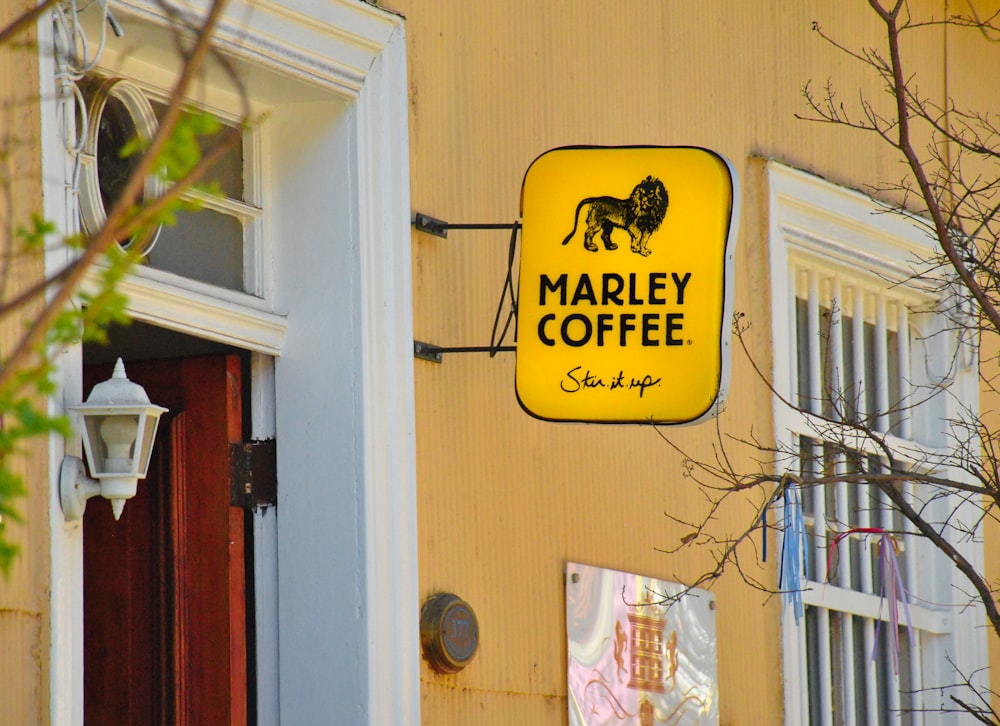 Marley Coffee signage