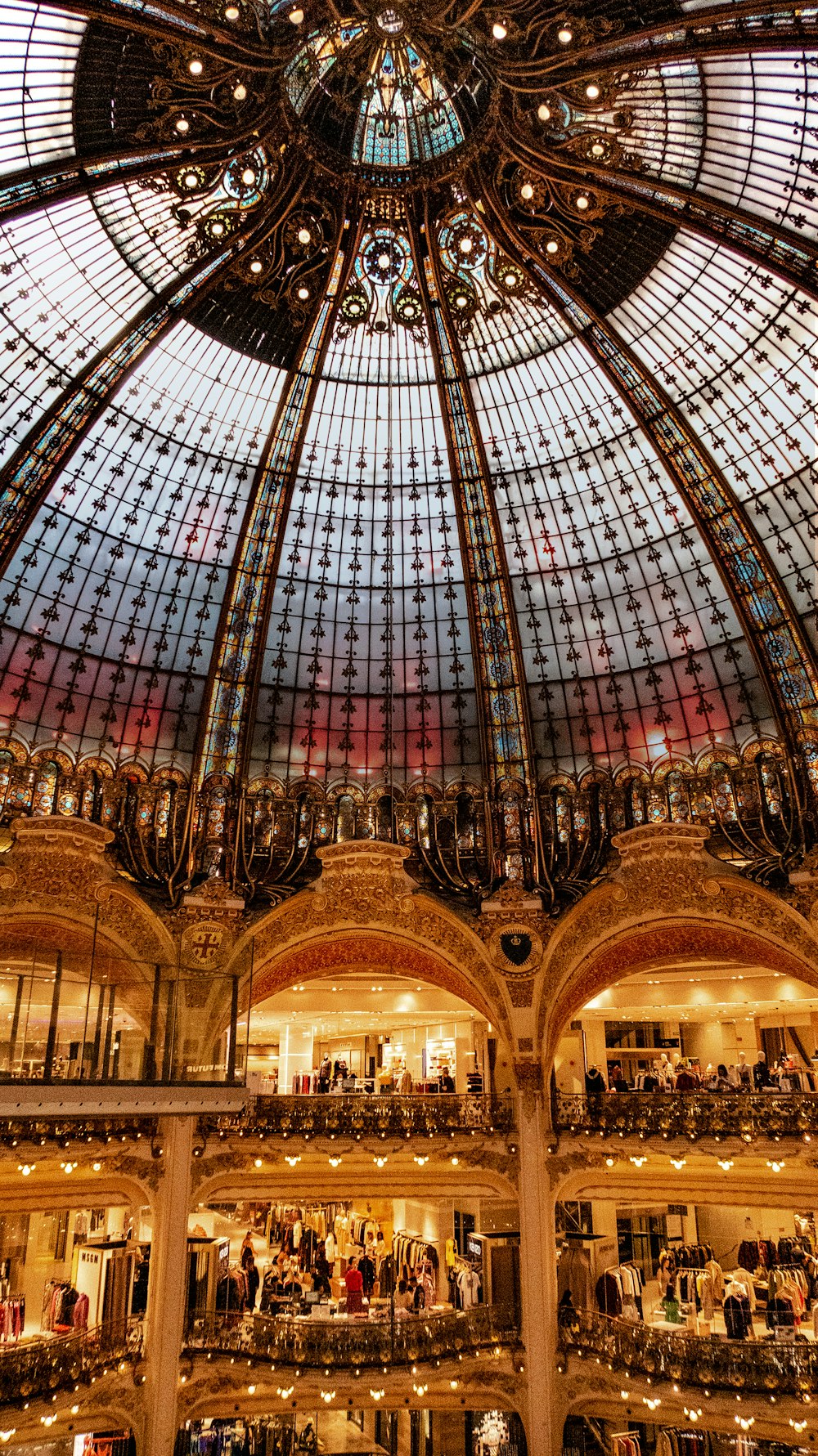 Galeries Lafayette Haussmann Paris France Pictures Download