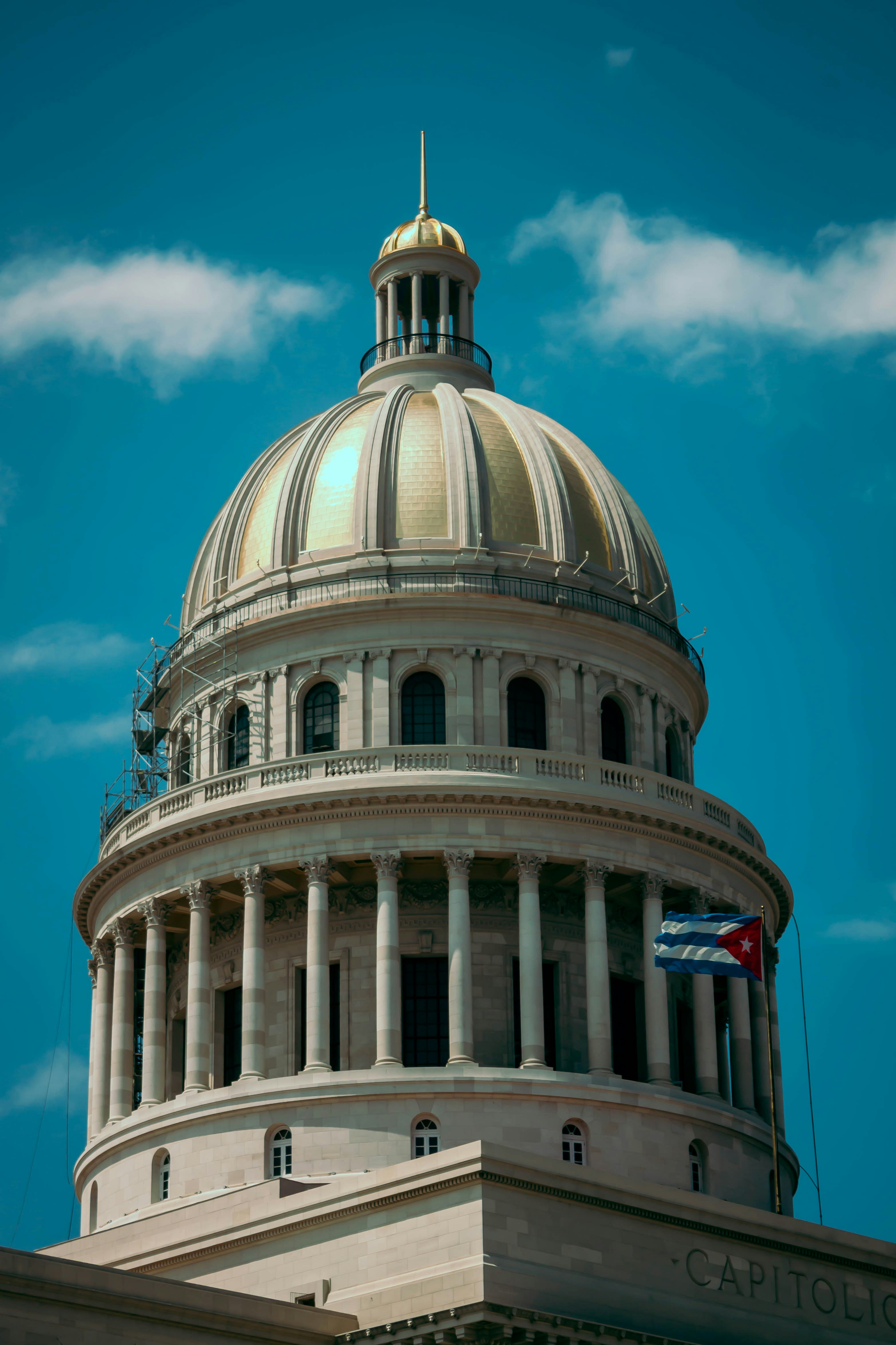 white painted cathedral