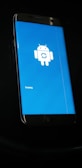 gold smartphone
