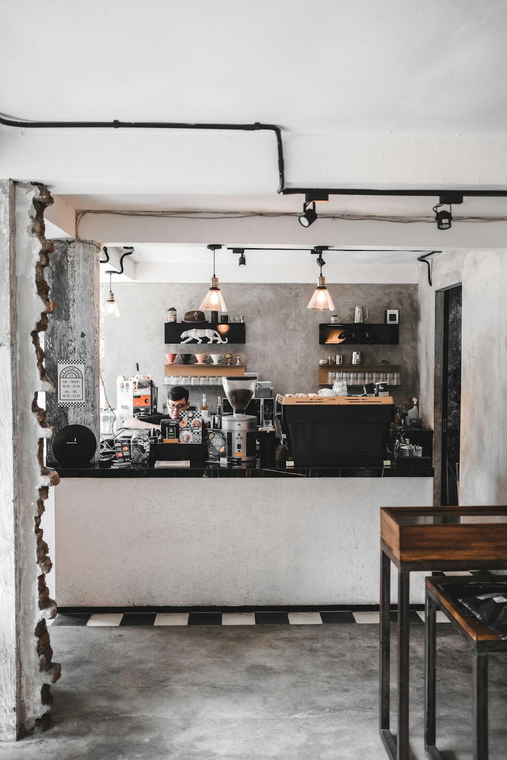 Interior de la tienda