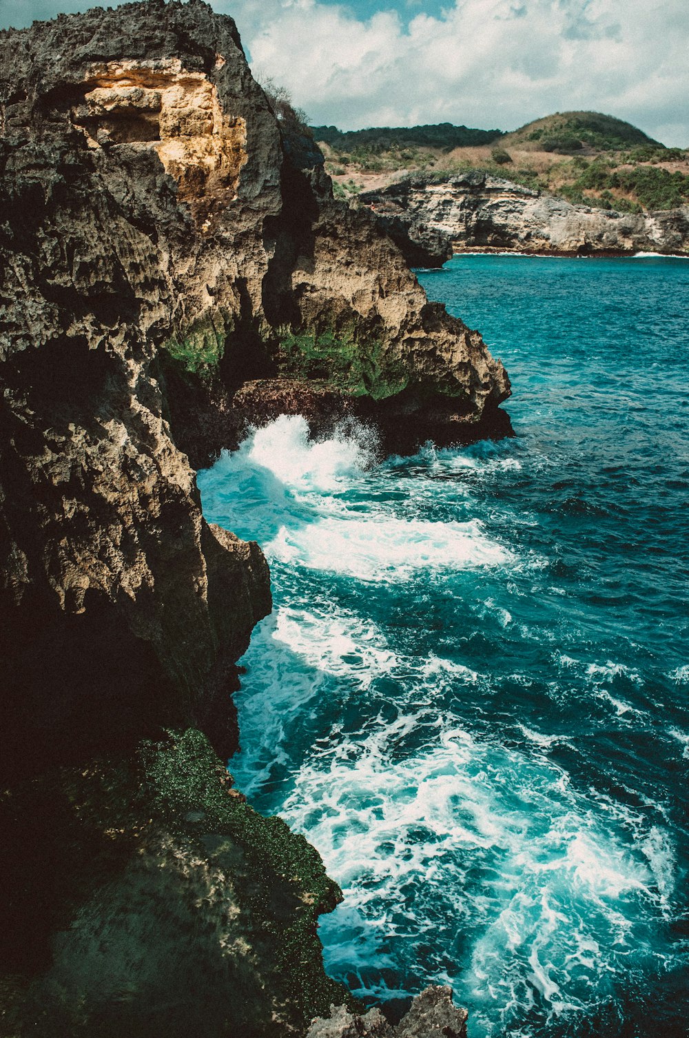 cliff and mountain photo