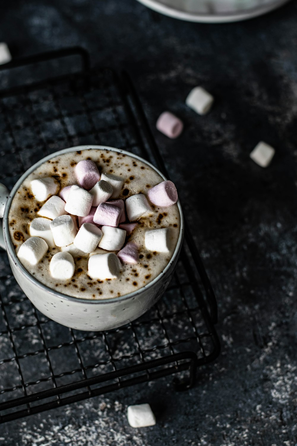 latte with marshmallow