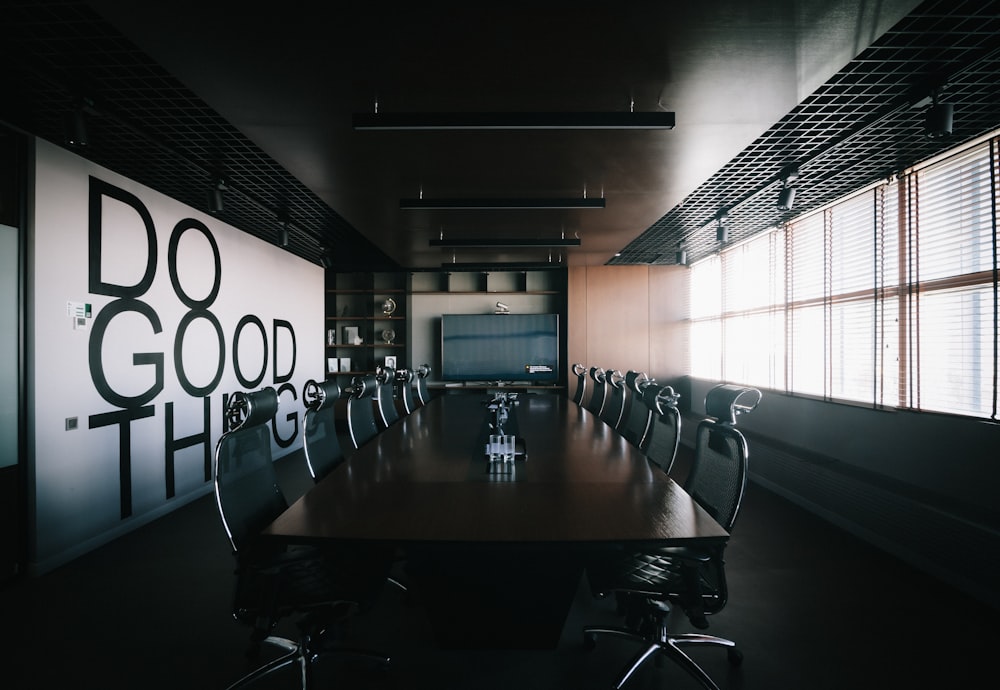 sala de conferências vazia