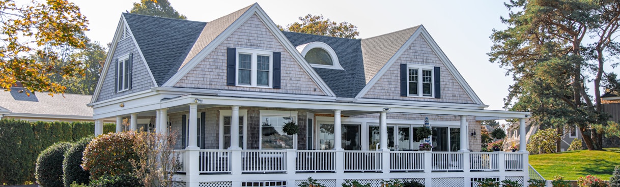 gray wooden house