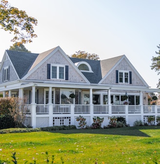 gray wooden house