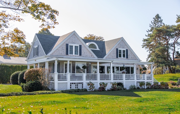 gray wooden house