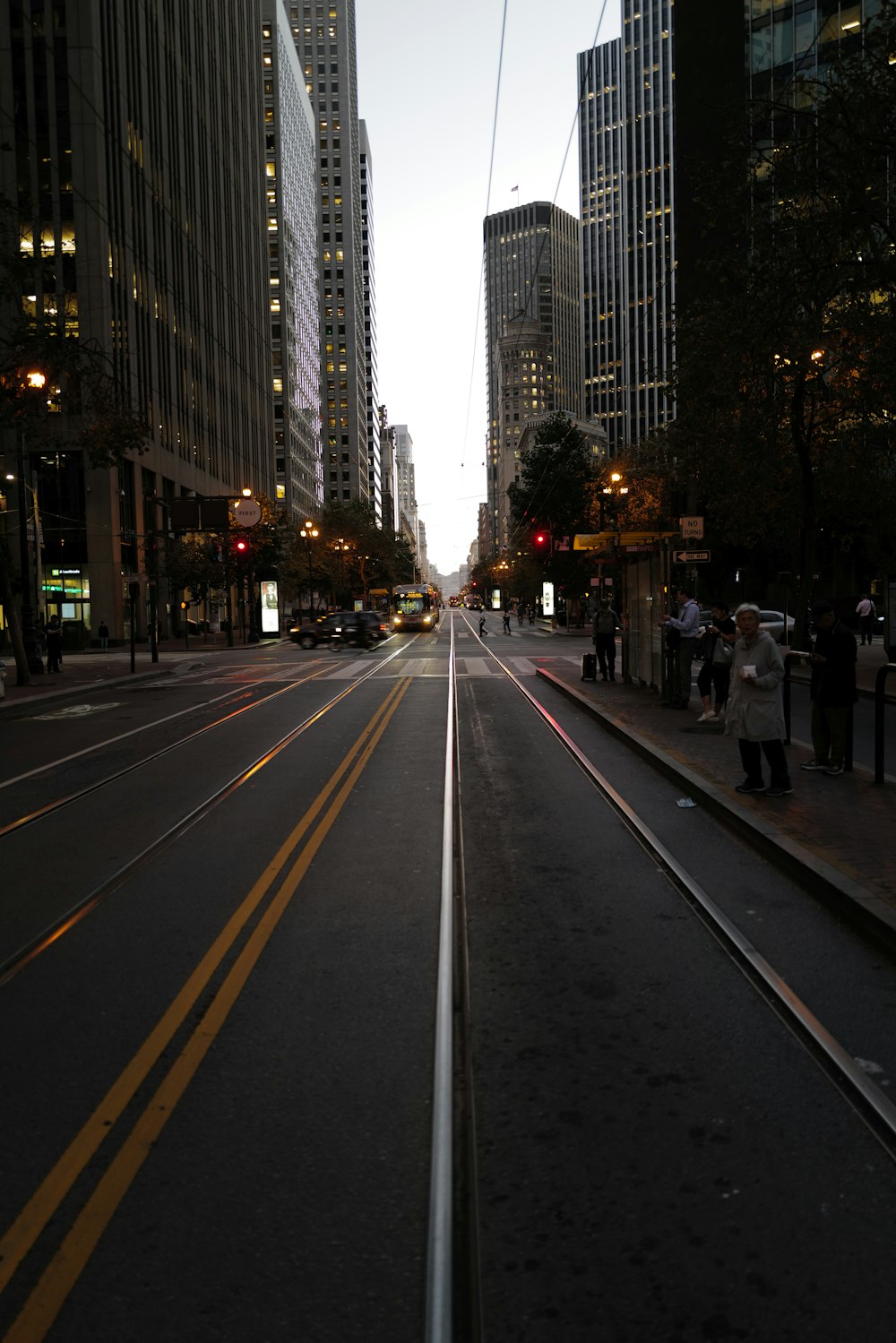 photo of asphalt road scenery