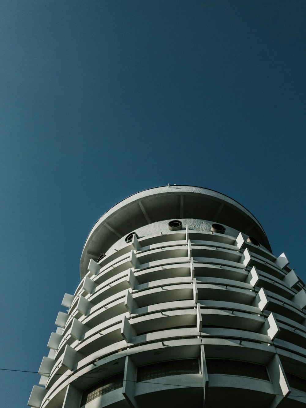 low angle photo of concrete building