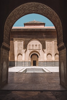 Medersa Ben Youssef during daytime
