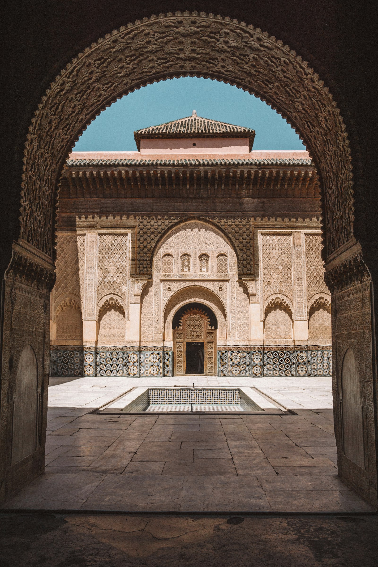 Sony a5100 + Sigma 19mm F2.8 EX DN sample photo. Medersa ben youssef during photography