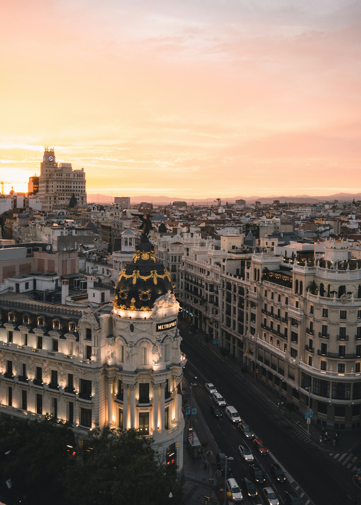 Casa Solace — warm sunset architecture, Madrid
