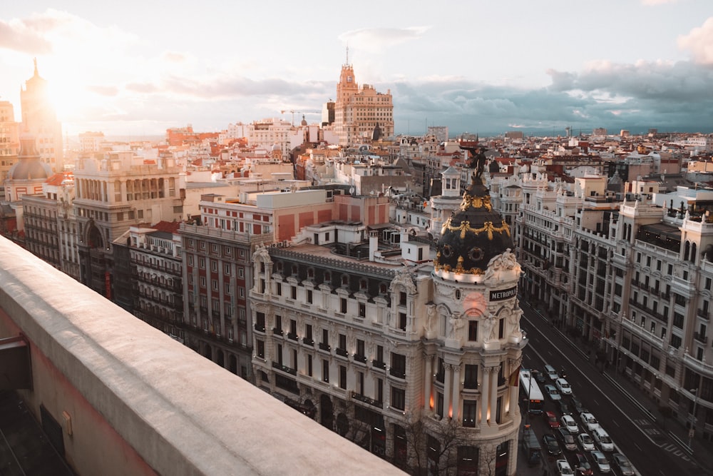 Foto aérea de edificios