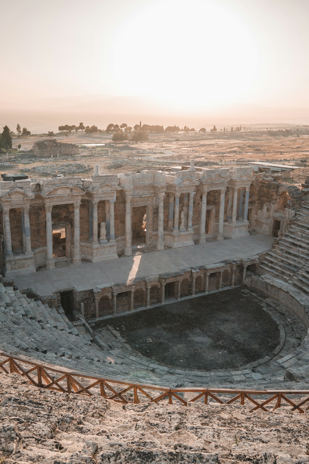 aerial photo of The Colosseum