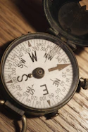 round black compass
