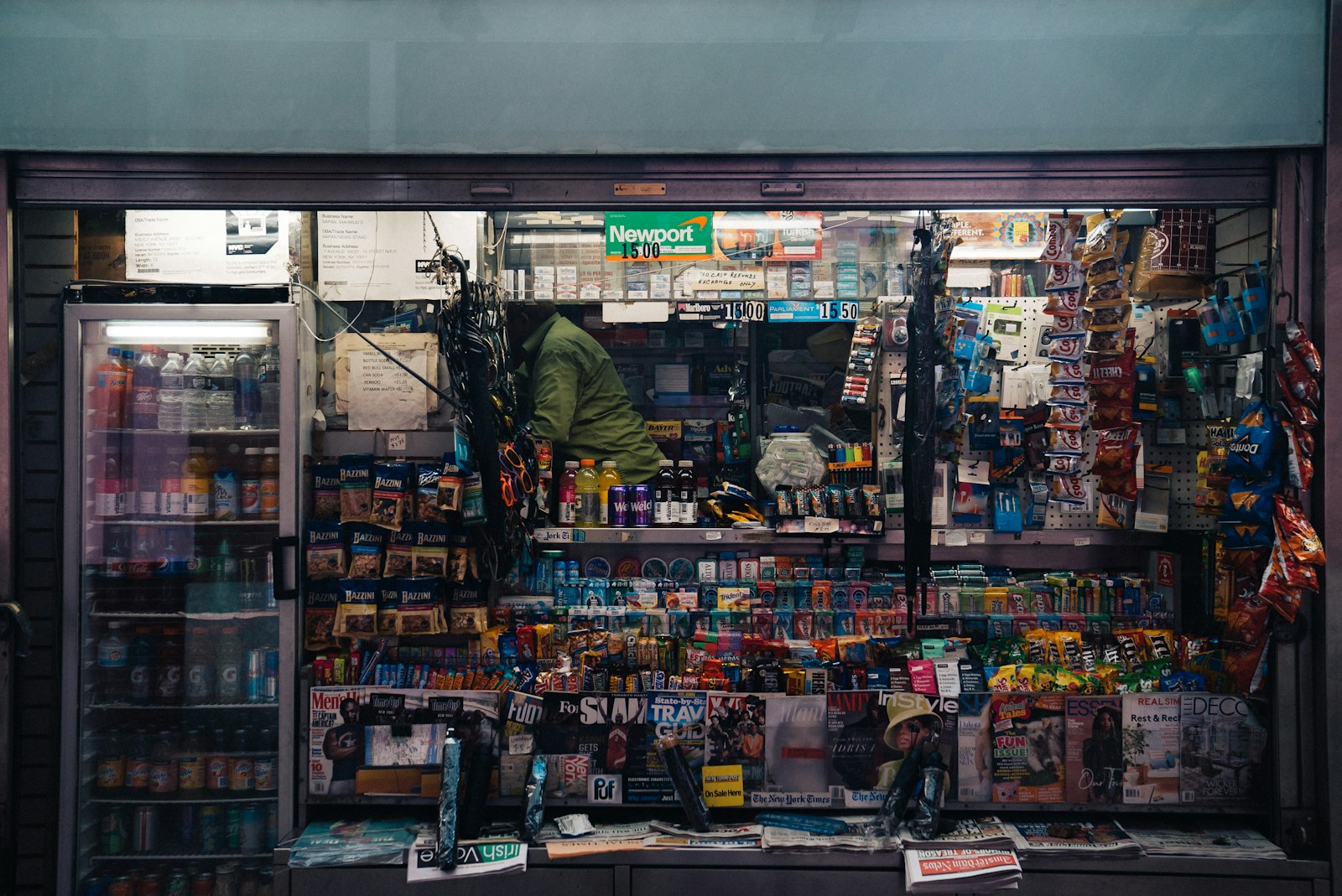 Sony a7S II + Sony FE 24-70mm F2.8 GM sample photo. Variety store at night photography