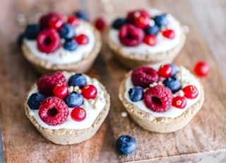 baked blueberry cupcakes