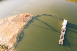 aerial photo of body of water during daytime