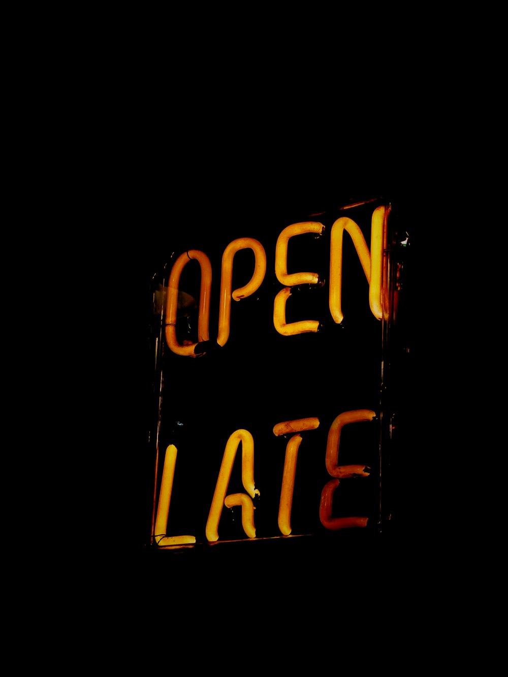 open late signage