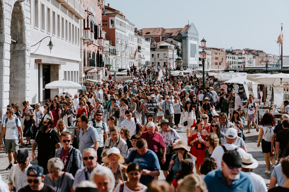 crowd of people on street during daytime