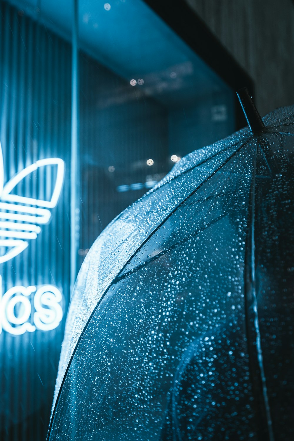 adidas neon signage