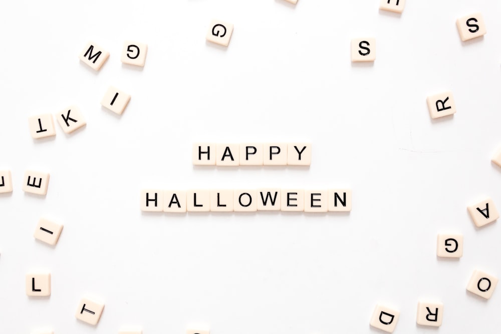 Happy Halloween text