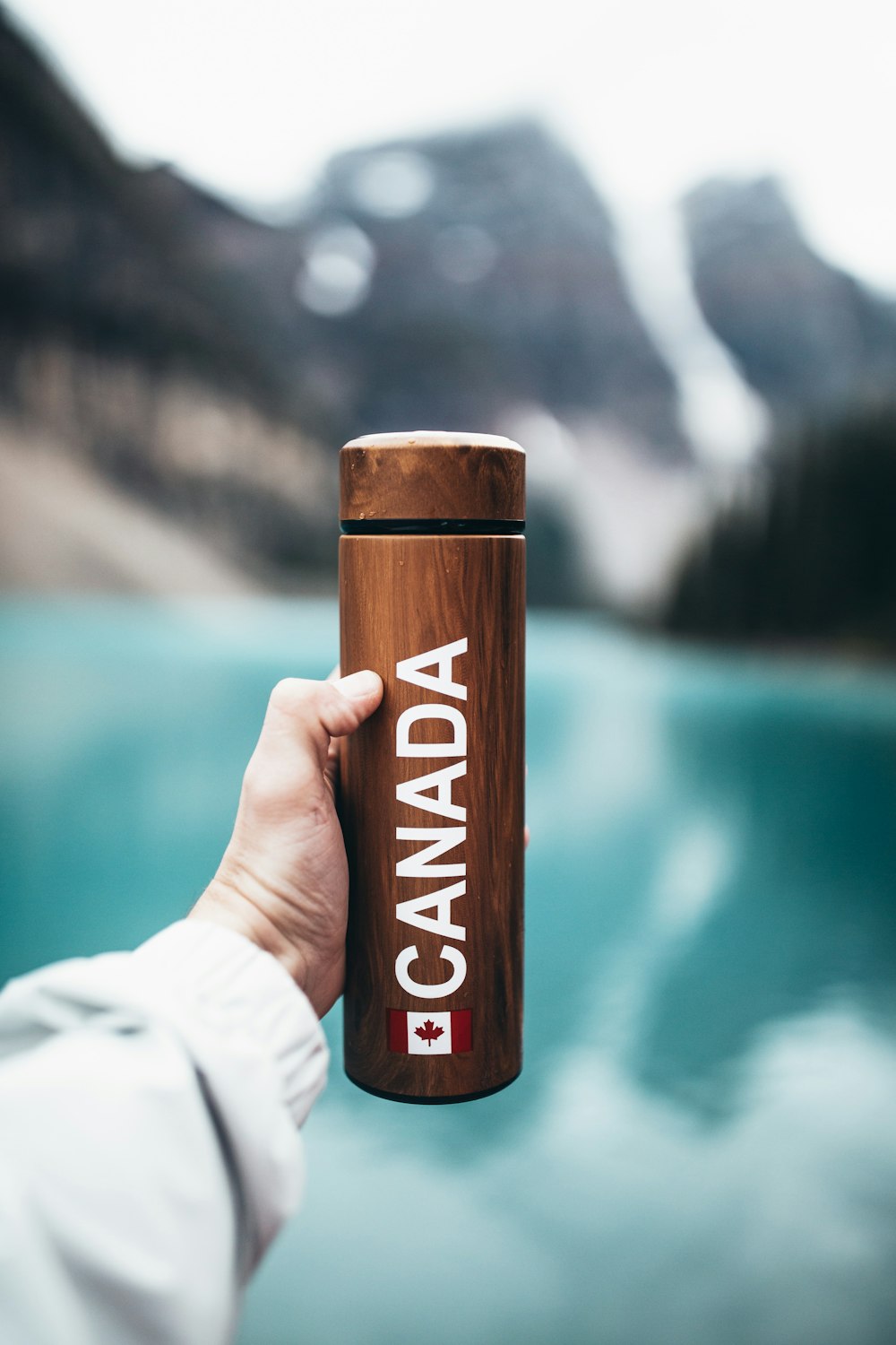 brown Canada tumbler